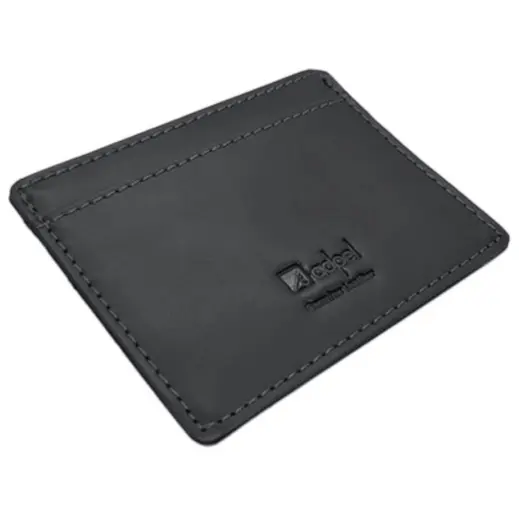 Dakota Genuine Leather Card Holder Black Back